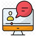 Palestras Em Video Aprendizagem On Line Educacao Ícone