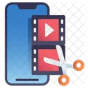 Video bearbeiten  Symbol