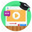 Video Tutorial Video Schulung Video Marketing Icon