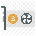 Video Bitcoin Card Expansion Card Pc Card Icon