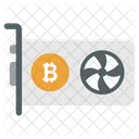 Video Bitcoin-Karte  Symbol