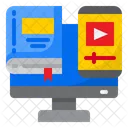Online Learning Book Icon