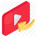 Video Button Video Streaming Play Video Icon