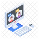 Video Call Video Conference Video Communication Icon