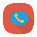 Video Call Bubble Chat Icon