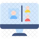Video Call Online Meeting Communications Icon