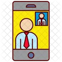 Video Call Smartphone Icon