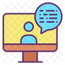 Imotnitor Chat Video Call Online Communication Icon