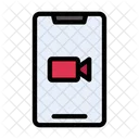 Mobile Video Screen Icon