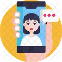 Video Call Streaming Video Chat Icon