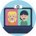 Friendship Friends Video Call Icon
