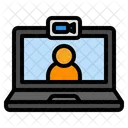 Video Call Online Meeting Icon