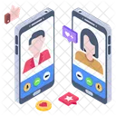 Online Call Video Call Video Talk Icon
