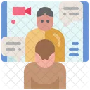 Video Call Conference Meeting Icon