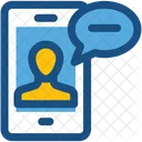 Video Call Chatting Icon