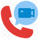 Communication Flat Video Call Video Calling Icon