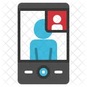Video Call Streaming Icon