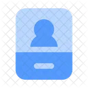 Video Call Online Smartphone Icon
