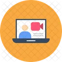 Video Conference Communication Video Icon