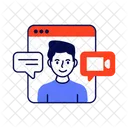 Video Call Video Conference Communication Icon