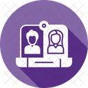 Video Call Remote Working Video Conference Icon