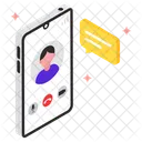 Online Call Technology Icon