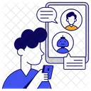 Video Call Video Chat Video Message Icon