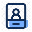 Video Call Online Smartphone Icon