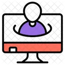 Video Call Online Call Live Chat Icon