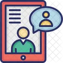 Video call on mobile  Icon