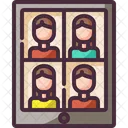 Video Calling Meeting Video Conference Icon