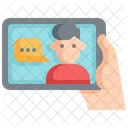 Tablet Media Communication Icon