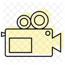 Video Camera Color Shadow Thinline Icon Icon
