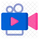 Video Camera Video Play Button Icon