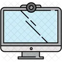 Computer Screen Video Icon
