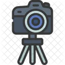 Video Camera Videography Camera Stand Icon