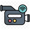 Video Camera Wifi Bluetooth Icon