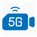 5 G Video Camera Connection Icon