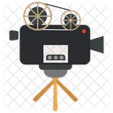 Video Camera Vintage Cinema Camera Projector Icon