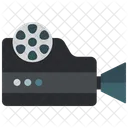 Video Camera Vintage Cinema Camera Projector Icon