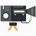 Video Camera Vintage Cinema Camera Projector Icon
