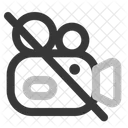 Video Camera Slash Icon