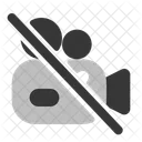 Video Camera Slash Icon