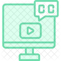 Video captioning  Icon