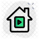 Casa De Video Ícone