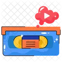 Video Media Cassette Icon