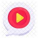 Video Chat Video Message Video Communication Icon