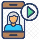 Video Chat Video Message Video Conversation Icon