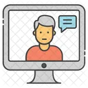 Video Chat Live Chat Video Call Icon