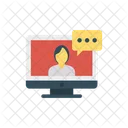 Video Chat Bubble Message Icon